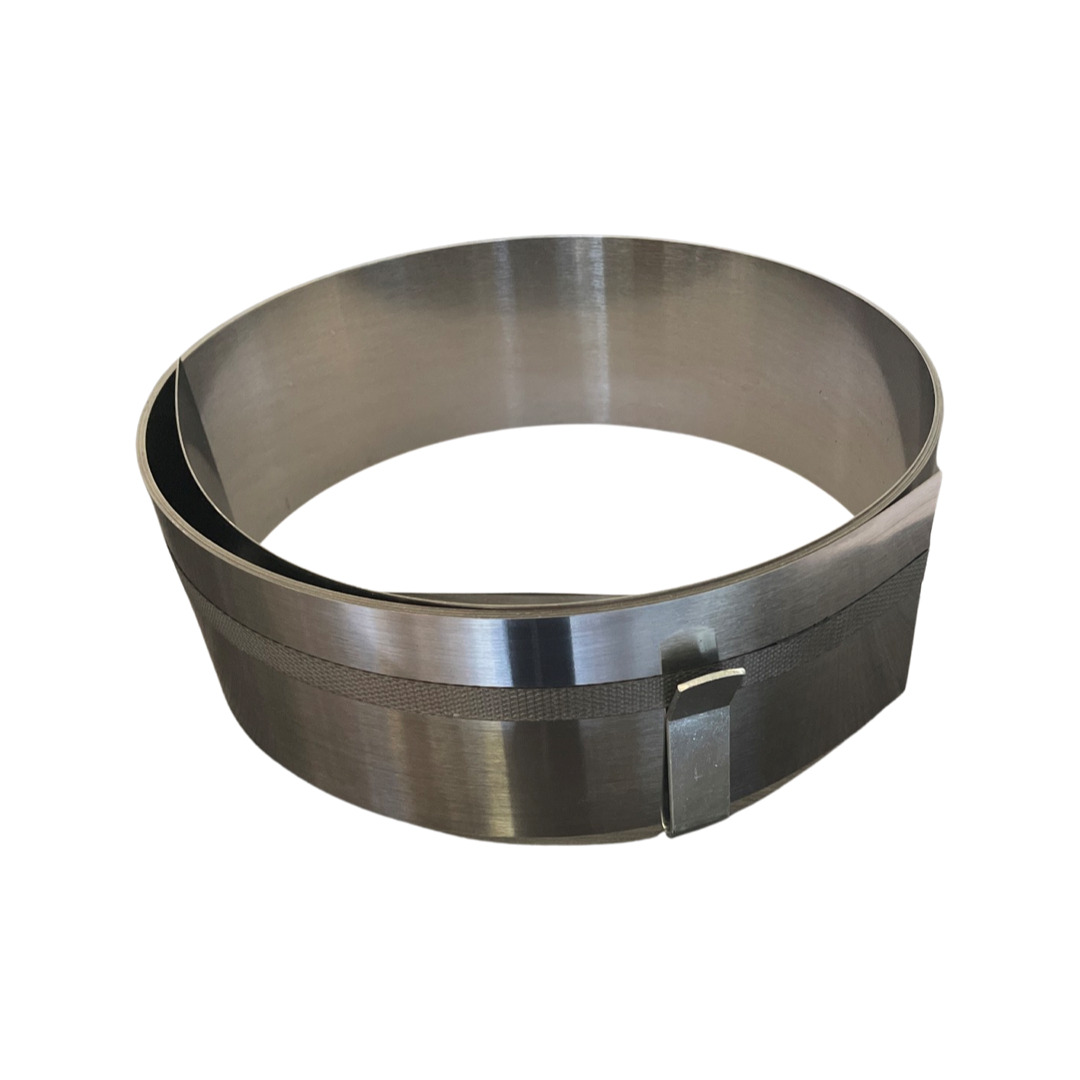Stalen rij 210x8cm oprolbaar