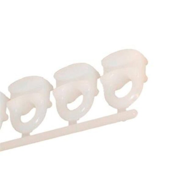 WEPRO Glijders op strip wit alu rail
