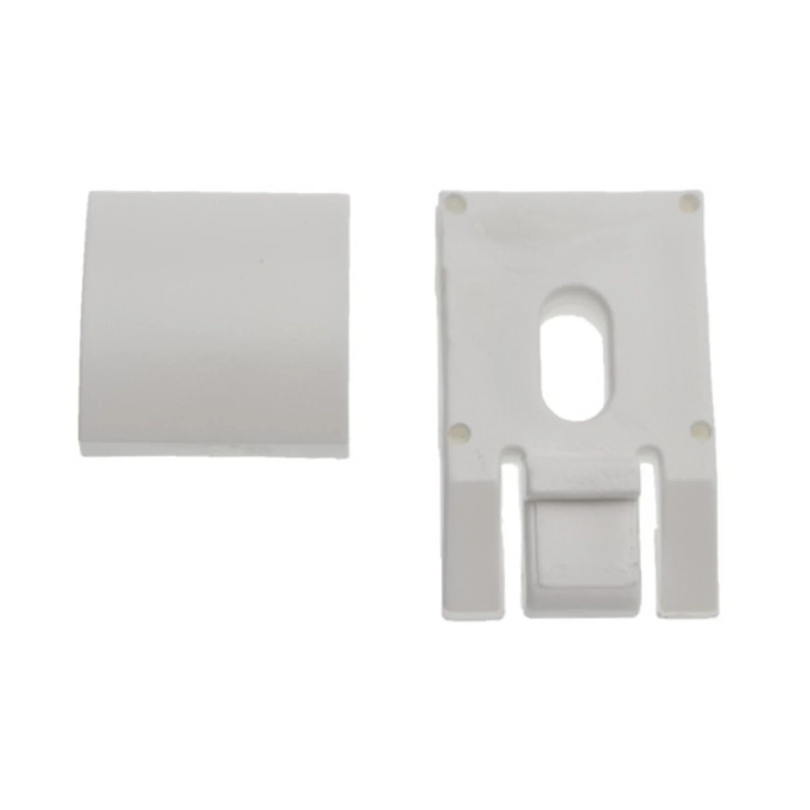 WEPRO Plafondsteun wit met kap alu rail